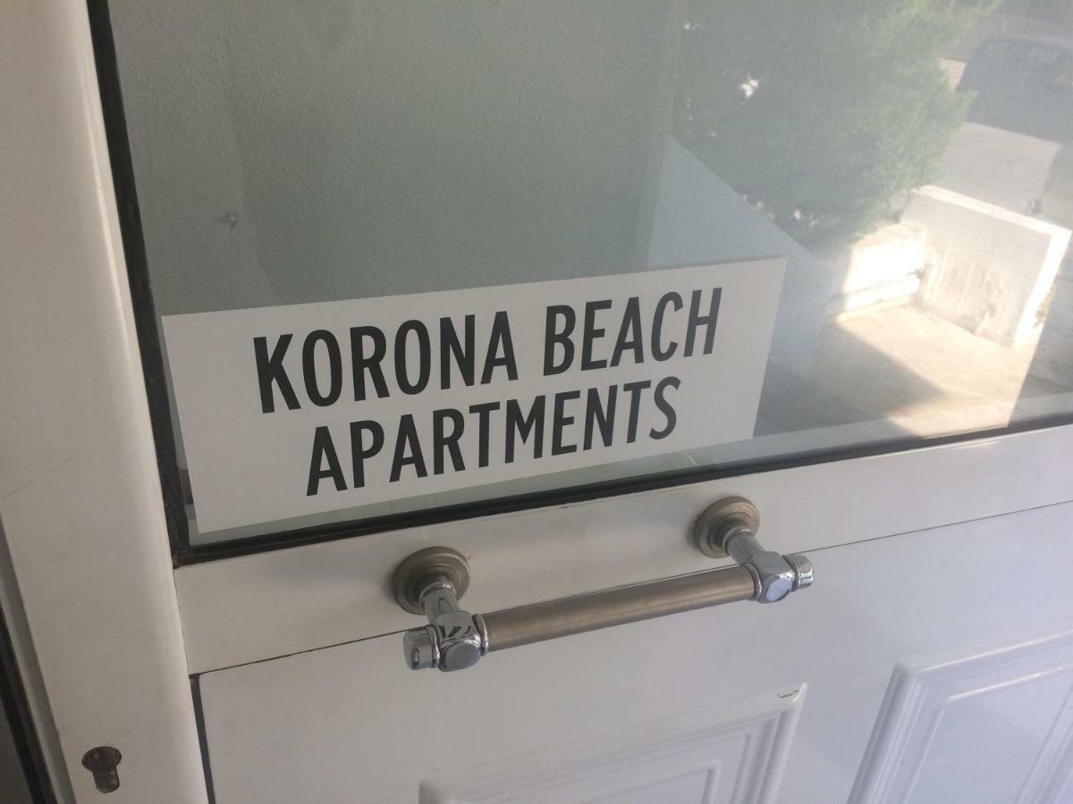 Korona Beach Apartments I Rethymno  Exterior photo